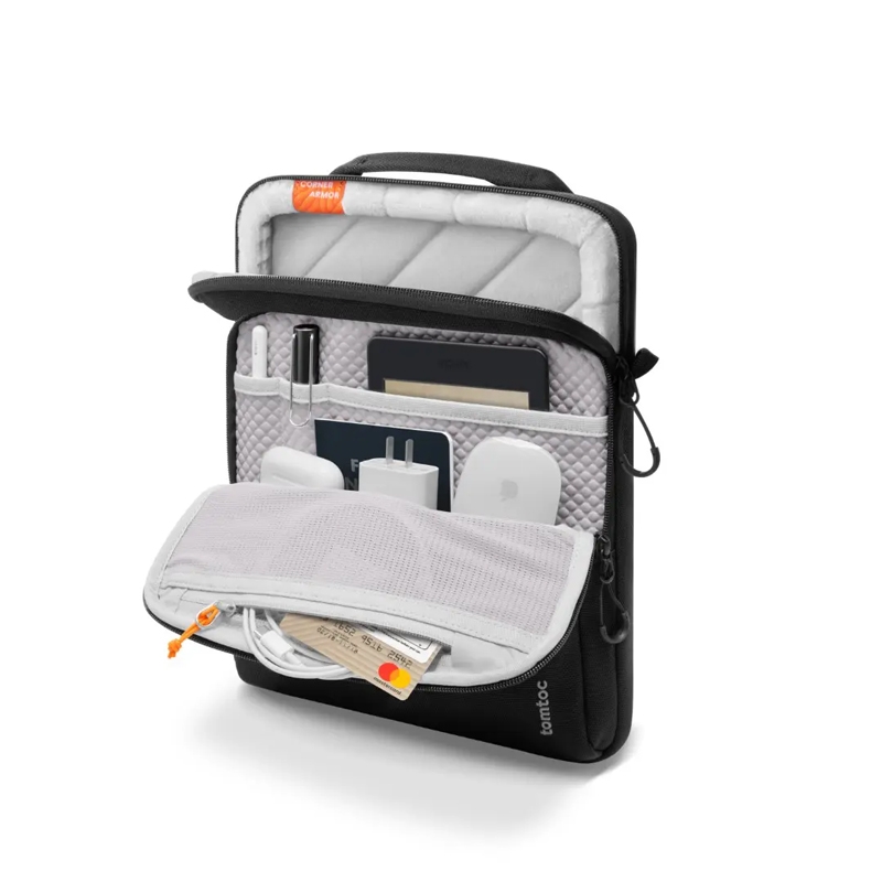 Túi xách chống sốc chính hãng TOMTOC (USA) Tablet shoulder bag - B03 cho iPad Air/Pro kèm quai xách