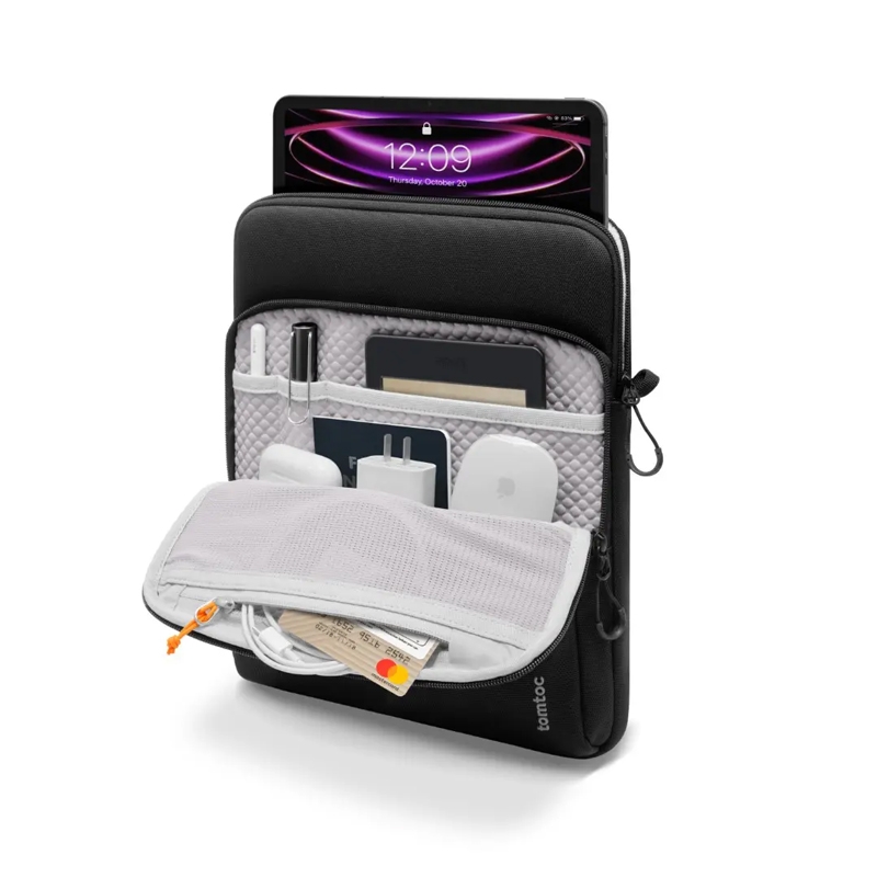 Túi xách chống sốc chính hãng TOMTOC (USA) Tablet shoulder bag - B03 cho iPad Air/Pro kèm quai xách