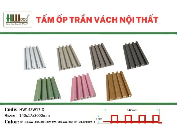 HW142W17ID AW-001 140x17x3000mm