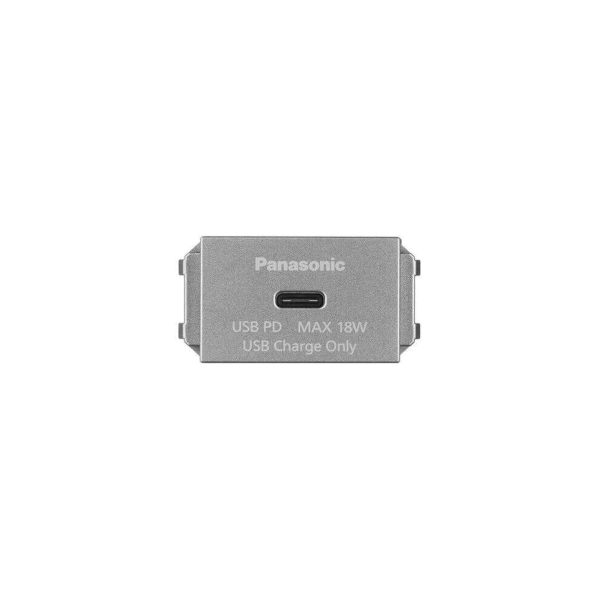 Ổ Cắm Sạc USB Type-C 1 Cổng 18W Panasonic WEF412417MYH-VN