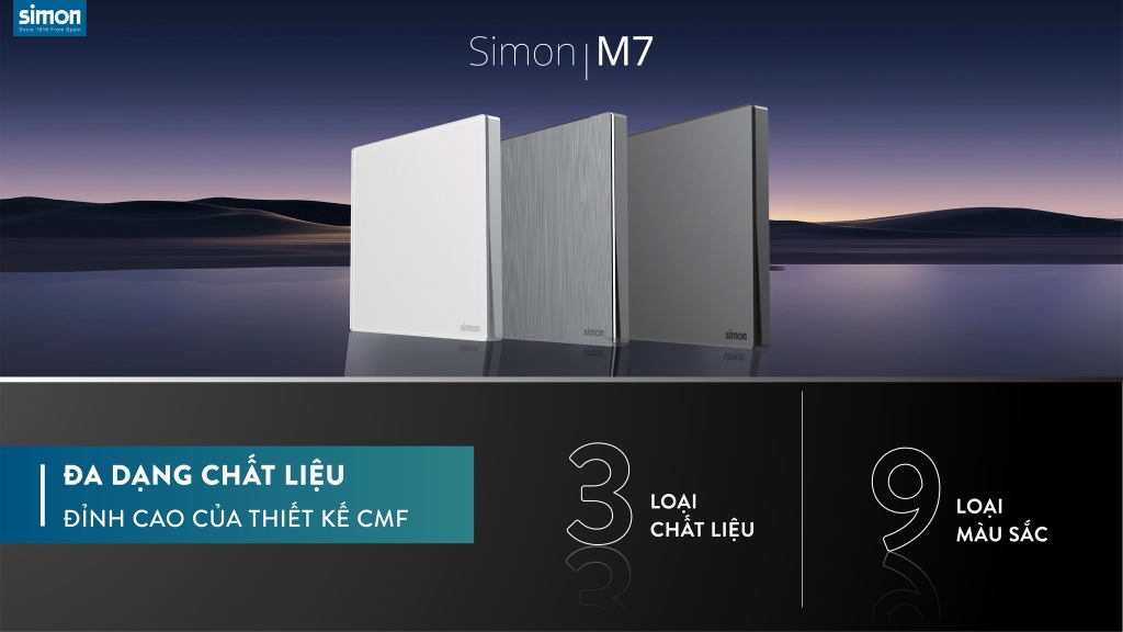 Công tắc ổ cắm Simon Series M7 - Phân phối Thiết bị điện Simon