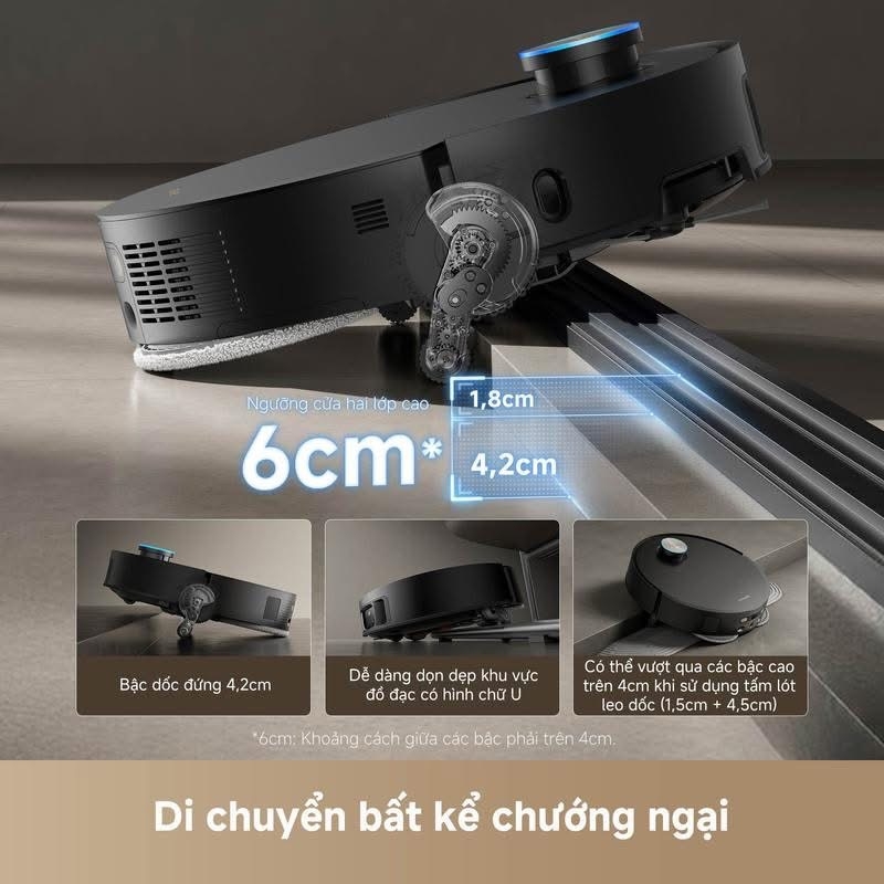 Robot hút bụi, lau nhà Dreame H40