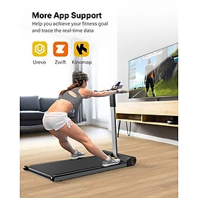 Máy Chạy Bộ Xiaomi Urevo Spacewalking Thông Minh Kết Nối App Độ Ồn Cực Thấp 25dB, Thiết Kế Mỏng Nhỏ Gọn Thảm Chạy Đàn Hồi 5 Lớp, Công Suất 745 W - Hàng Chính Hãng
