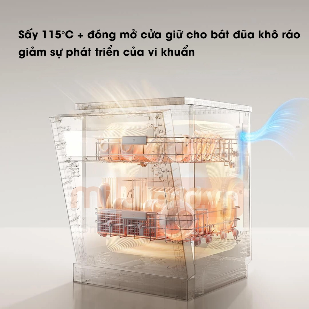 Máy Rửa Bát Xiaomi Mijia 16 Bộ S10 Model 2025, Phiên Bản Nâng Cấp