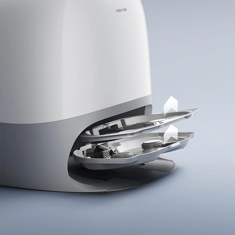 Robot Hút Bụi Lau Nhà Roborock Q Revo Curv 18.500 Pa - Hàng Chính Hãng