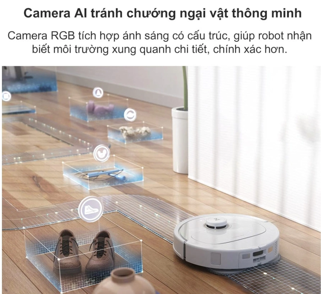 Robot Hút Bụi Lau Nhà Roborock Q Revo MaxV Lực Hút 7.000 Pa - Hàng Chính Hãng