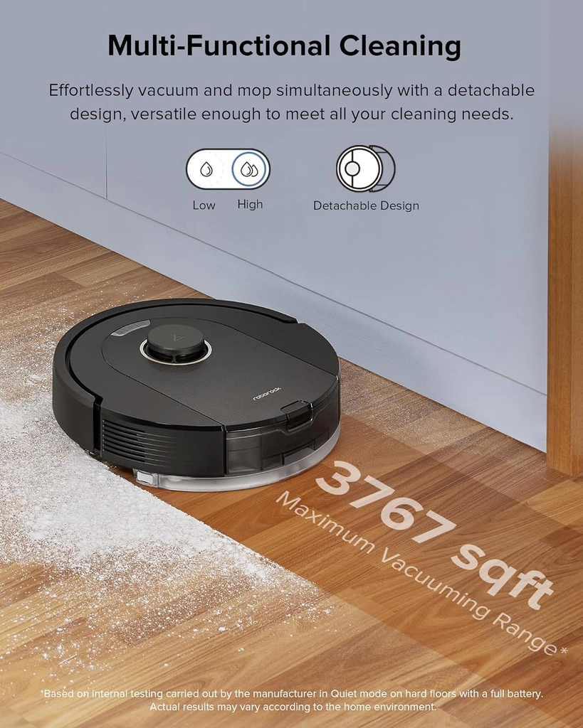Robot Hút Bụi Lau Nhà Roborock Q5 Pro Plus Series 5500 Pa - Hàng Chính Hãng