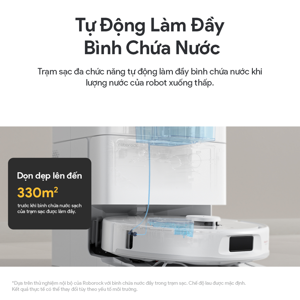 Robot Hút Bụi Lau Nhà Roborock Q Revo S Lực Hút 7.100 Pa Sấy Khí Nóng - Hàng Chính Hãng