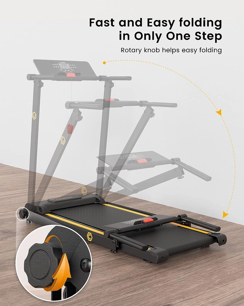 Máy Chạy Bộ Xiaomi Urevo Folding - Độ Ồn Thấp 35dB, Công Suất 1862 W - Hàng Chính Hãng