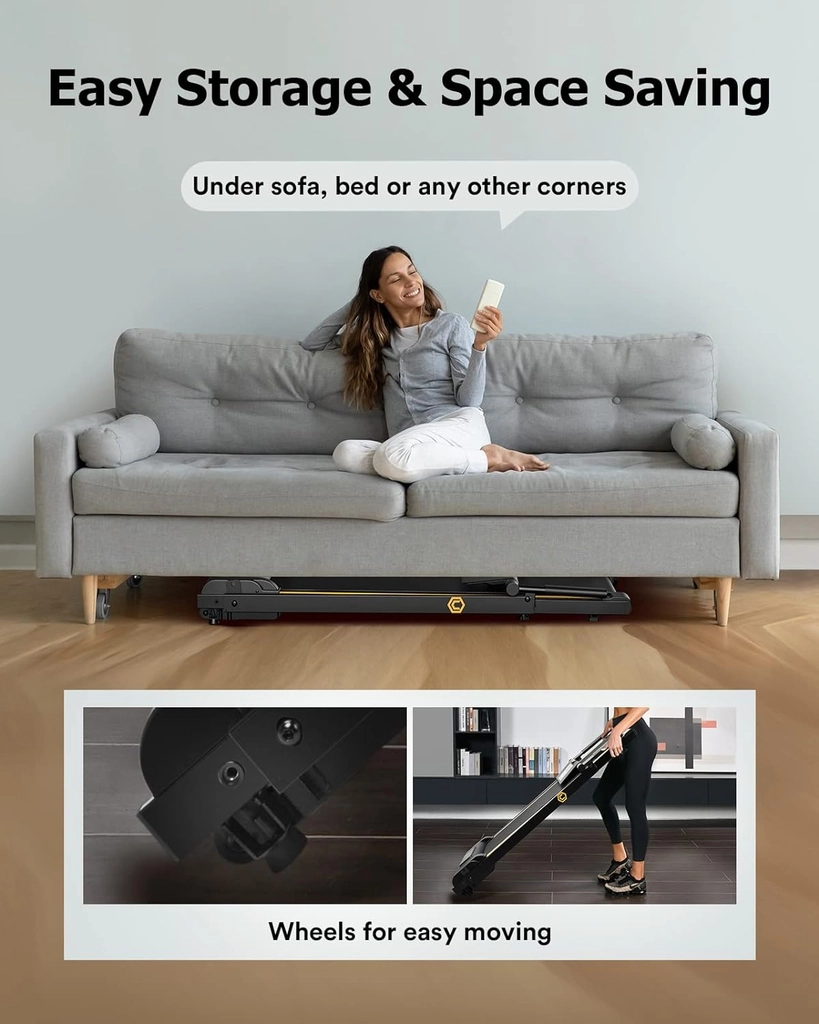 Máy Chạy Bộ Xiaomi Urevo Folding - Độ Ồn Thấp 35dB, Công Suất 1862 W - Hàng Chính Hãng
