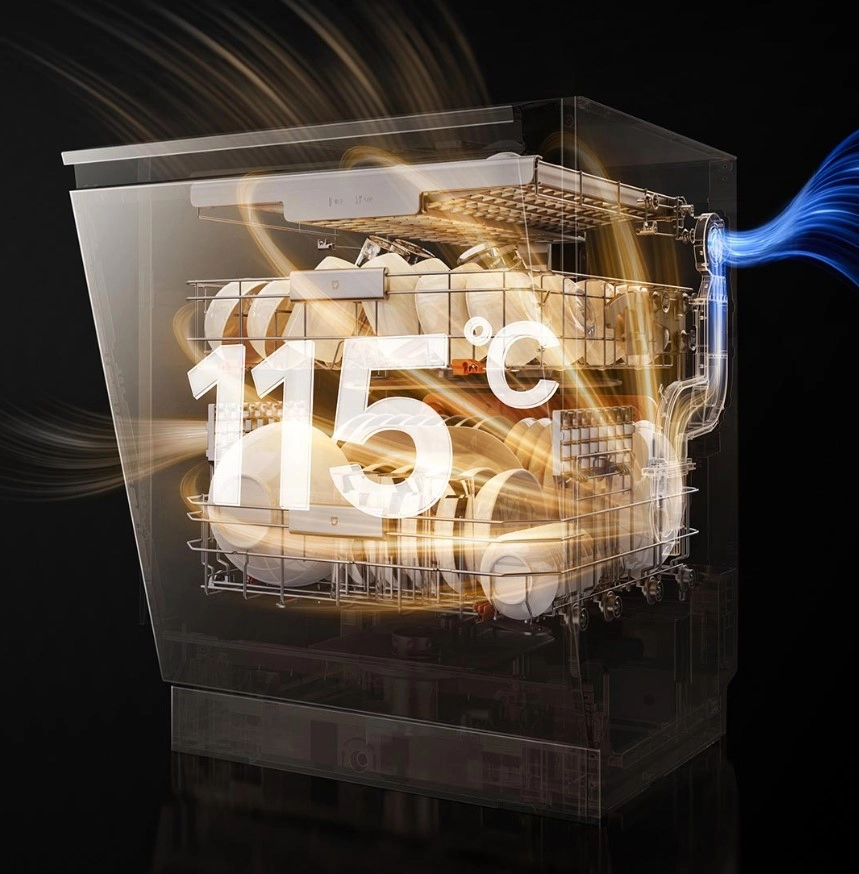 Máy Rửa Bát Xiaomi Mijia 16 Bộ P2 Model 2024 - Khử Khuẩn Sấy Khô 115°C