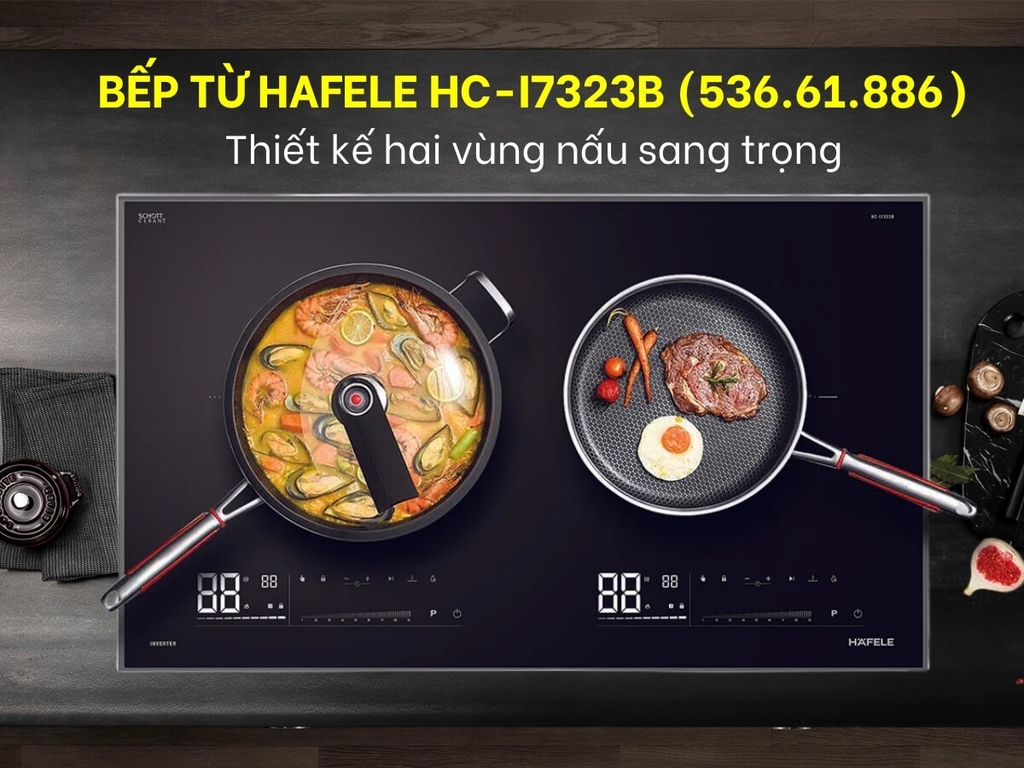 Bếp từ 2 vùng nấu Hafele HC-I7323B
