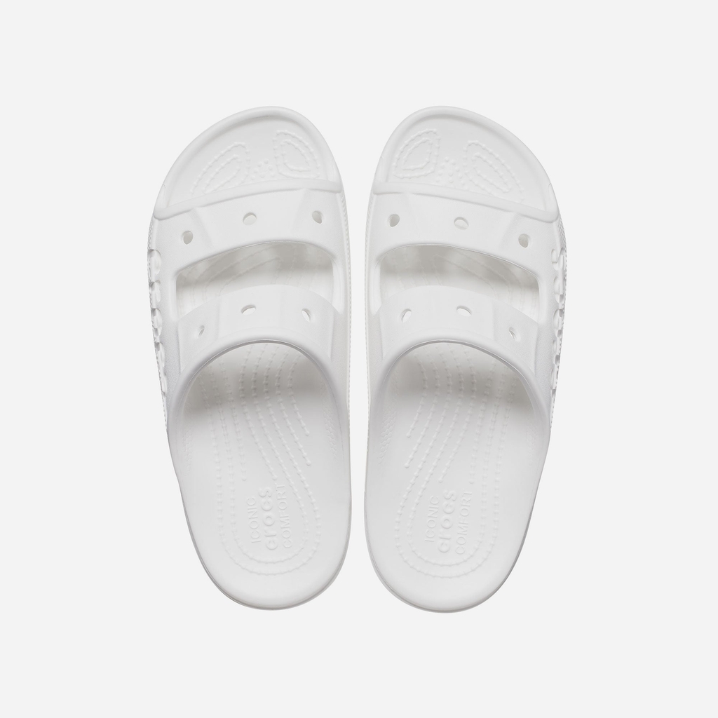 Dép Quai Ngang Unisex Crocs Baya - Trắng