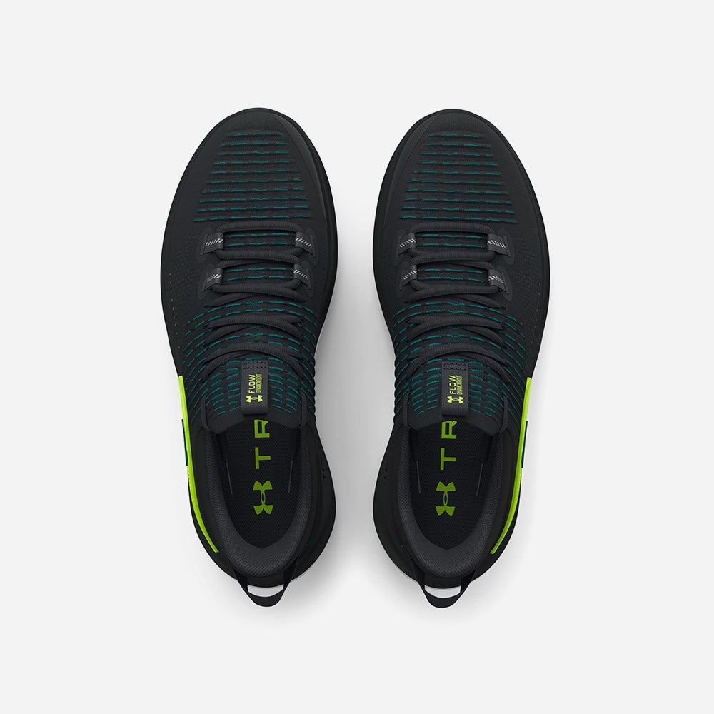 Giày Luyện Tập Nam Under Armour Flow Dynamic Intelliknit 'Black Hydro Teal'