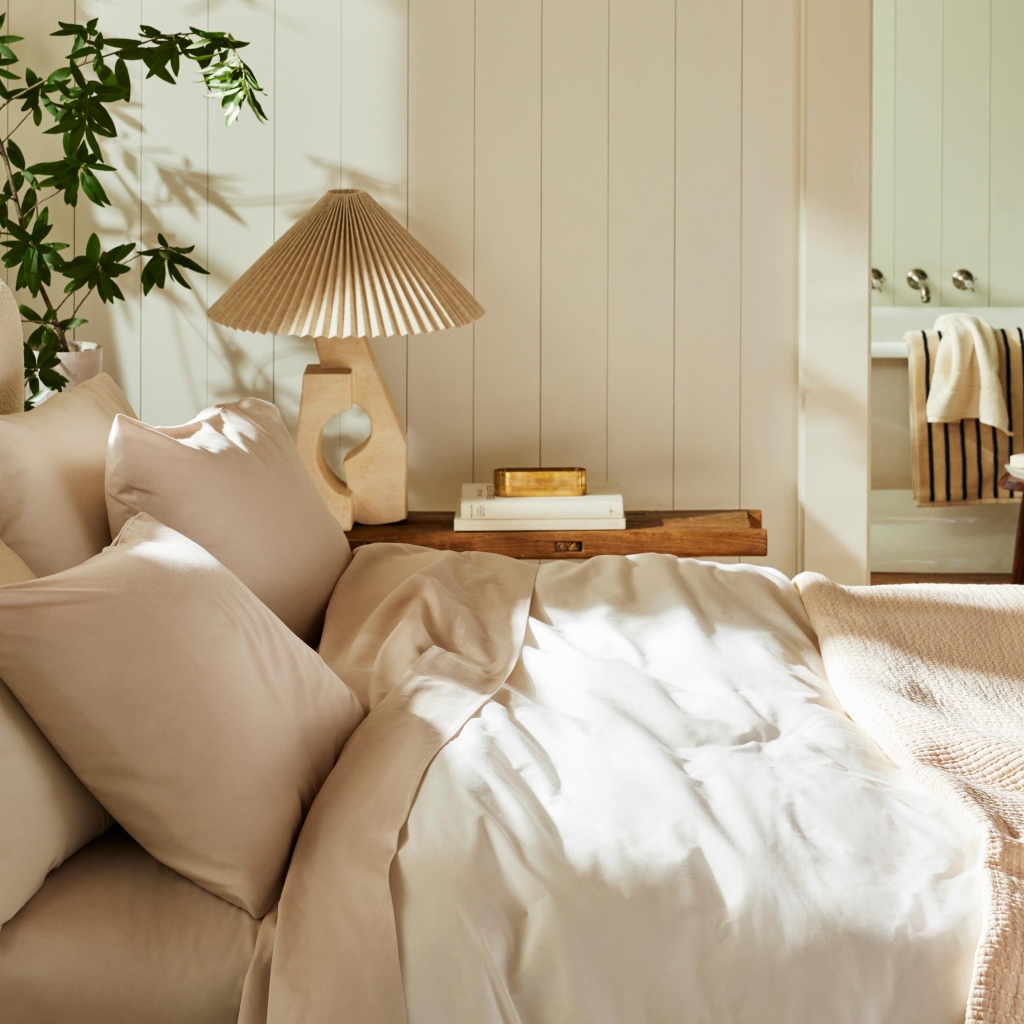Bộ Ga Trải Giường Sateen Cao Cấp