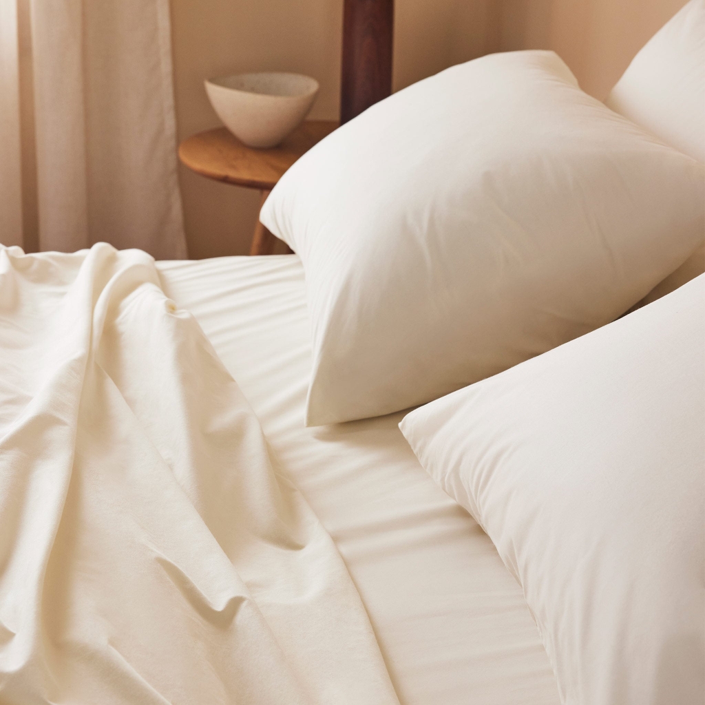 Bộ Ga Trải Giường Sateen Cao Cấp