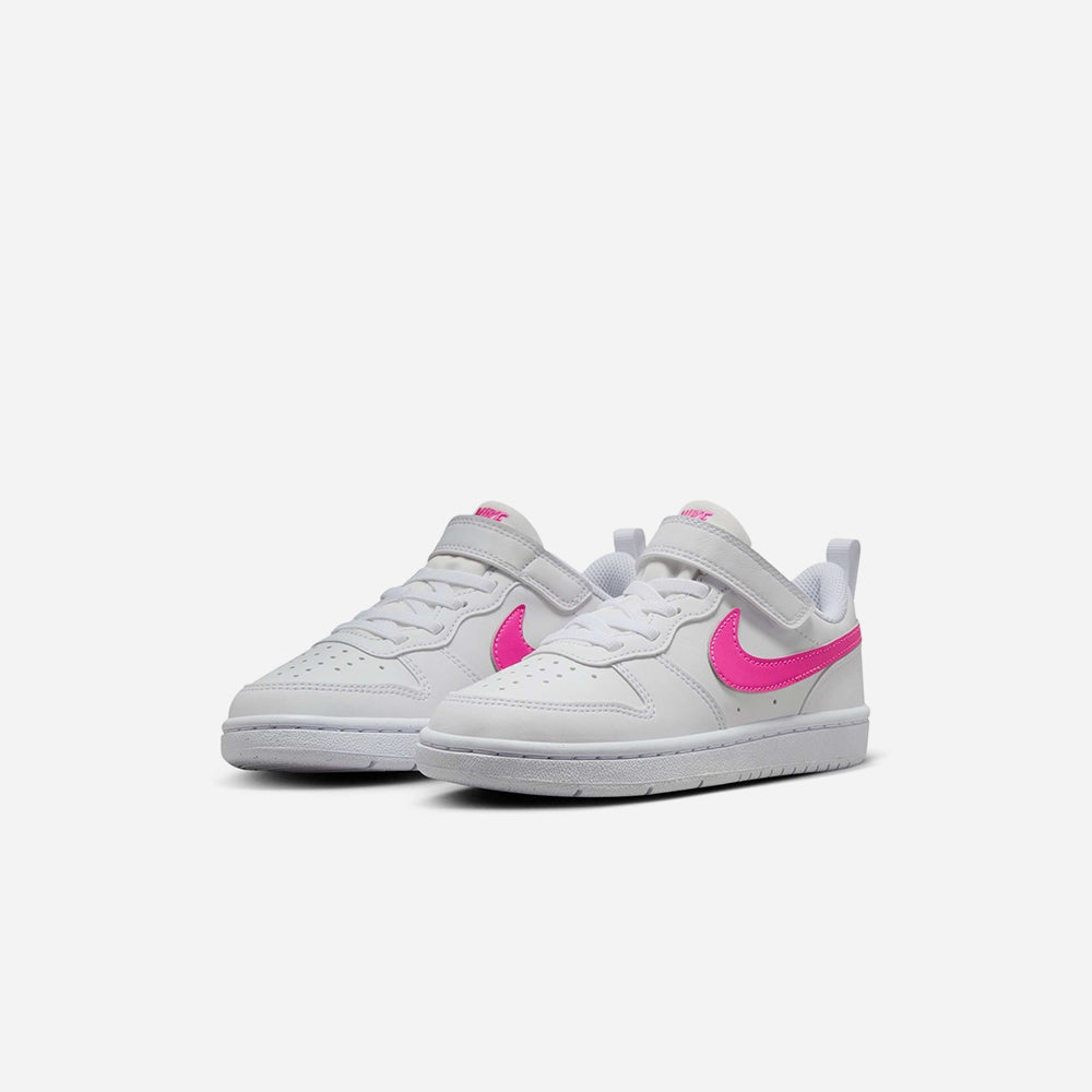 Giày Sneaker Bé Trai Nike Court Borough Low Recraft (Ps) - Trắng