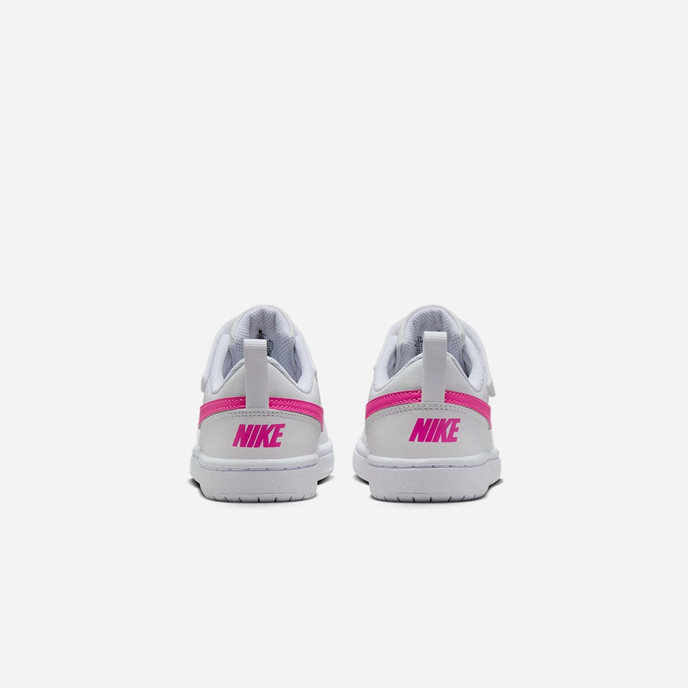 Giày Sneaker Bé Trai Nike Court Borough Low Recraft (Ps) - Trắng