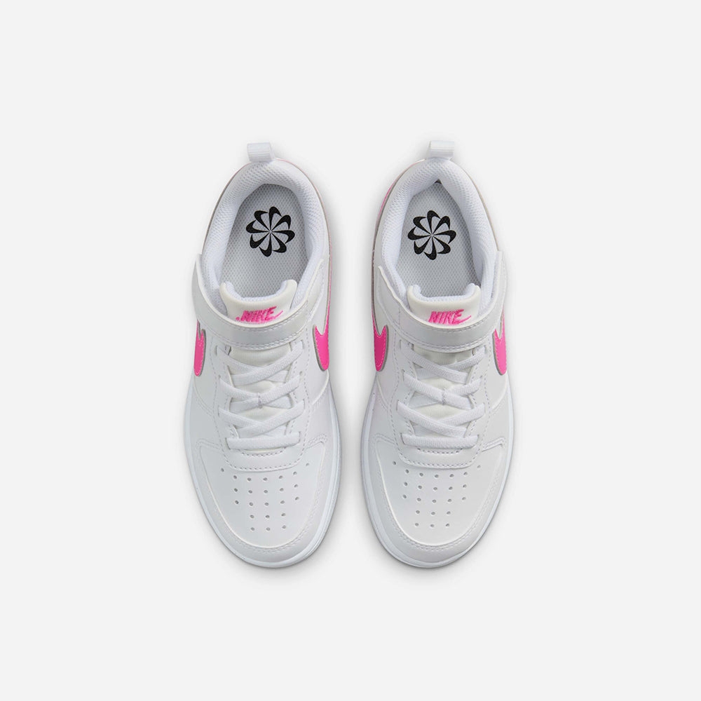 Giày Sneaker Bé Trai Nike Court Borough Low Recraft (Ps) - Trắng