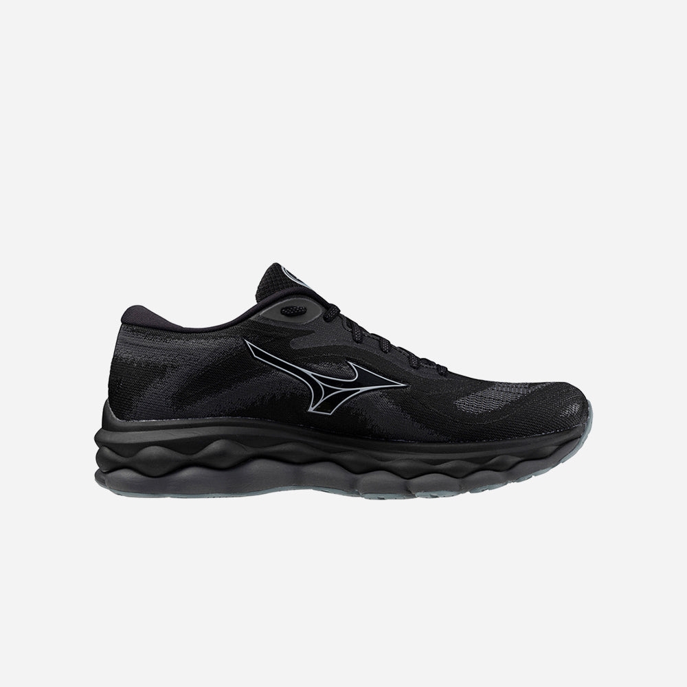 Giày Chạy Bộ Nam Mizuno Wave Sky 7 2E - Đen