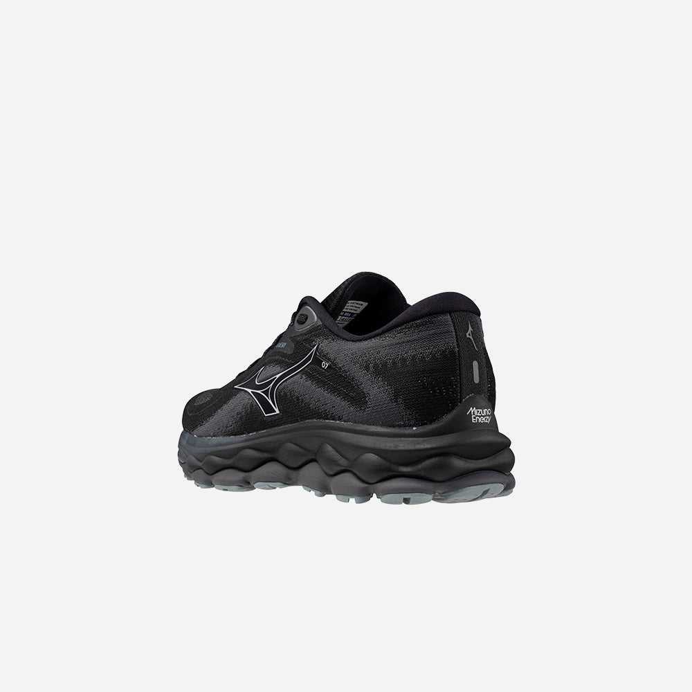 Giày Chạy Bộ Nam Mizuno Wave Sky 7 2E - Đen