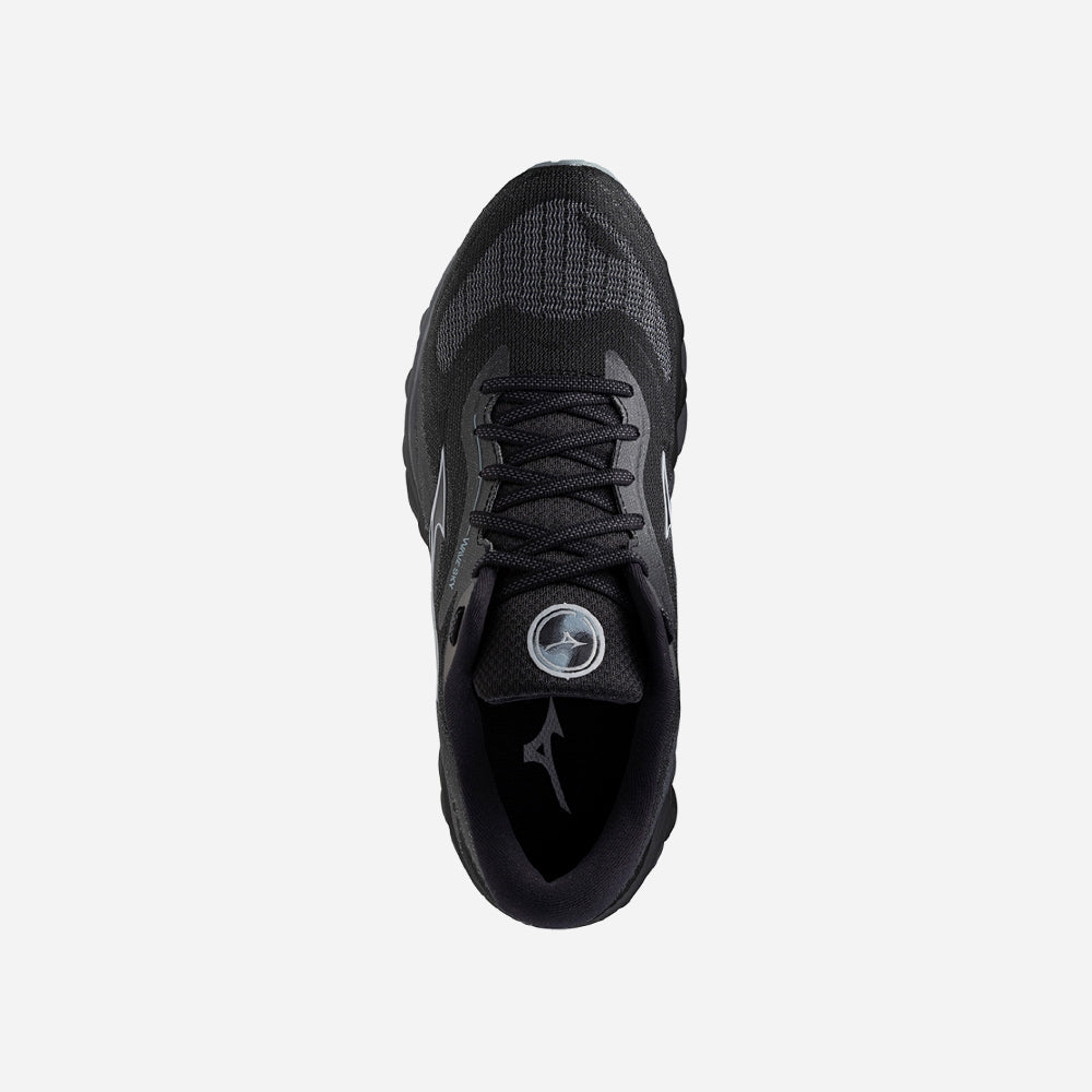 Giày Chạy Bộ Nam Mizuno Wave Sky 7 2E - Đen