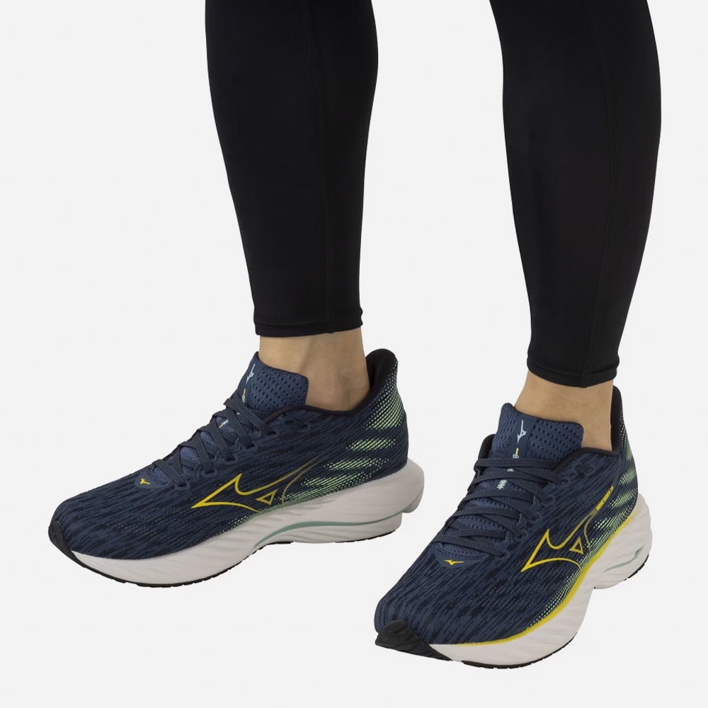 Giày Chạy Bộ Nam Mizuno Wave Rider 28 - Xanh Navy
