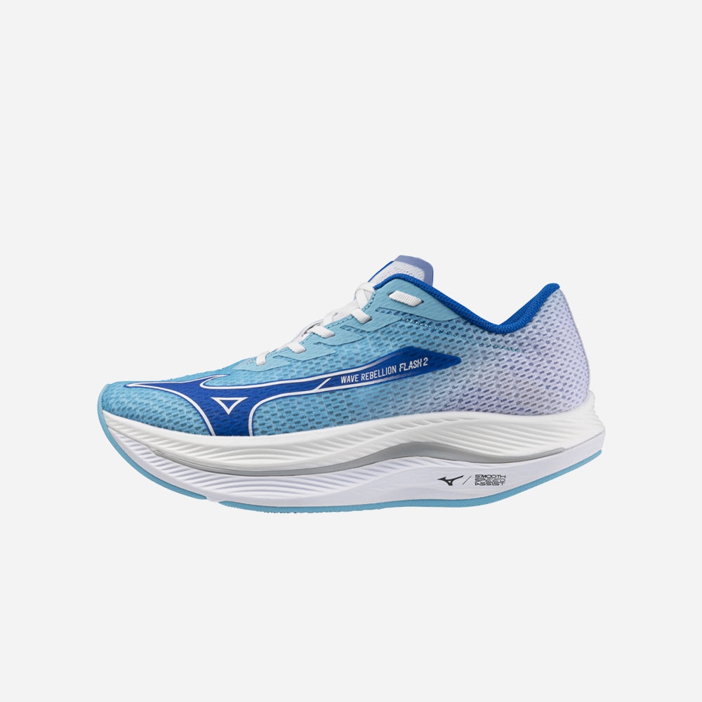 Giày Chạy Bộ Nam Mizuno Wave Rebellion Flash 2 - Xanh Dương