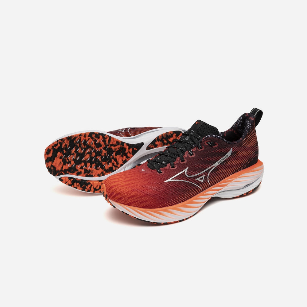 Giày Chạy Bộ Unisex Mizuno Wave Rider 28 Amsterdam - Đỏ