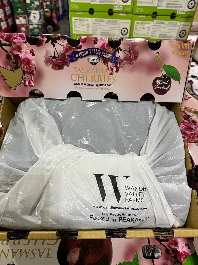 [Hoả tốc HCM] CPG Fresh - Trái Anh Đào Tươi Tasmania (26-28mm++) Thùng 5kg