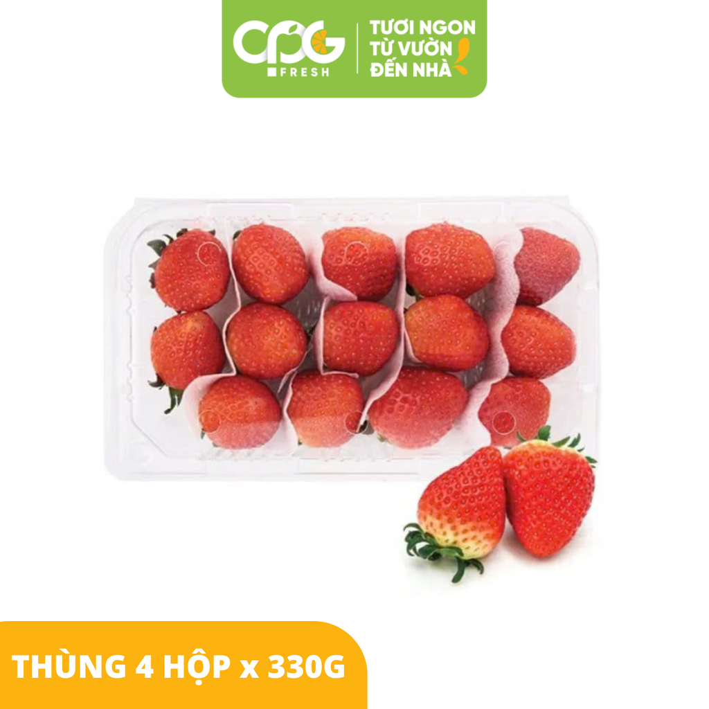Trái Dâu Tây Hàn Quốc - Hộp 330g