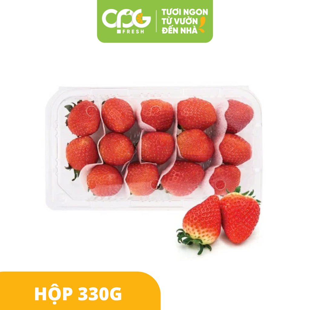 Trái Dâu Tây Hàn Quốc - Hộp 330g