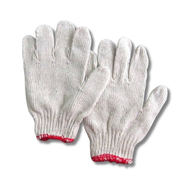 Găng tay bảo hộ sợi len màu kem