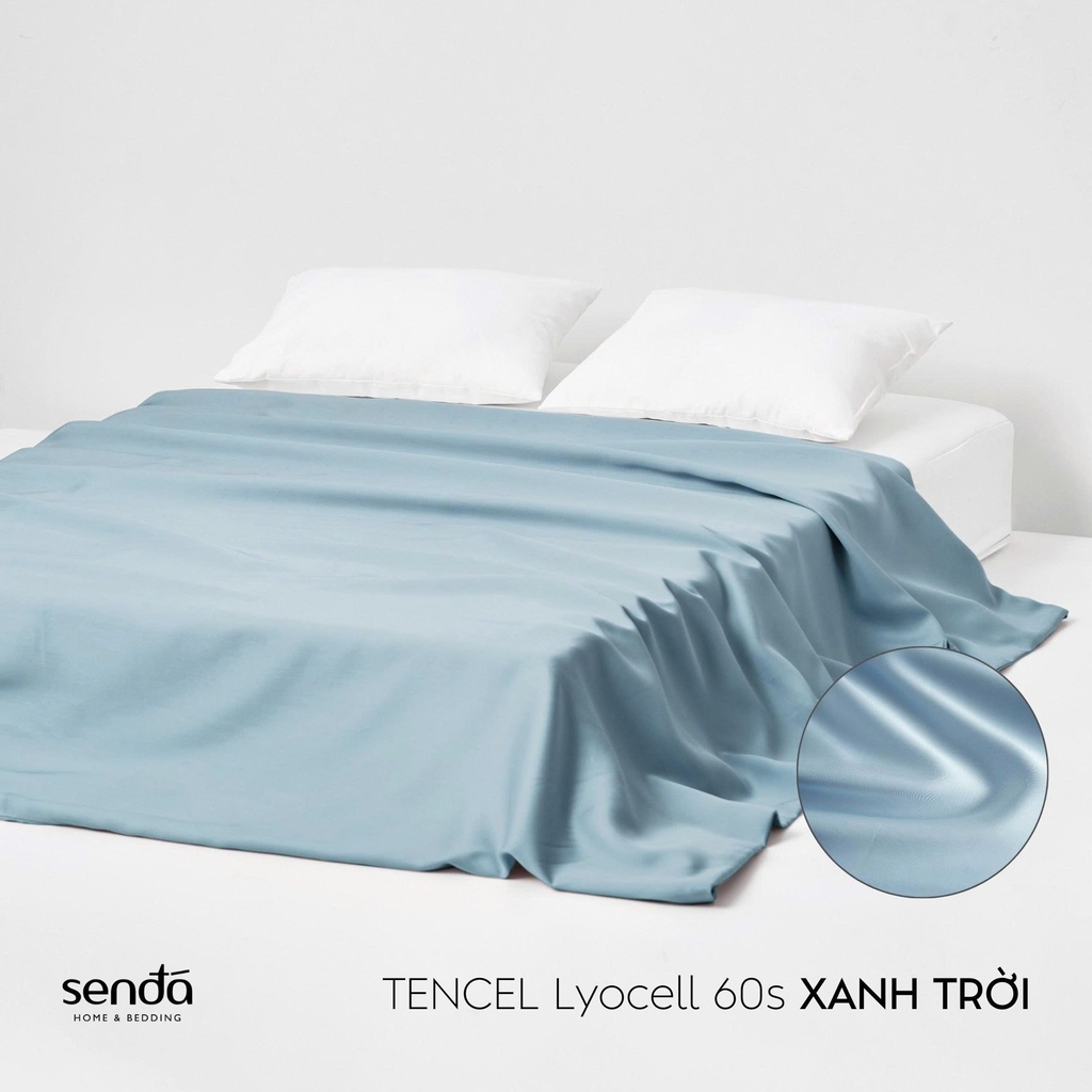 Vỏ chăn bông Lụa Tencel trơn màu 1