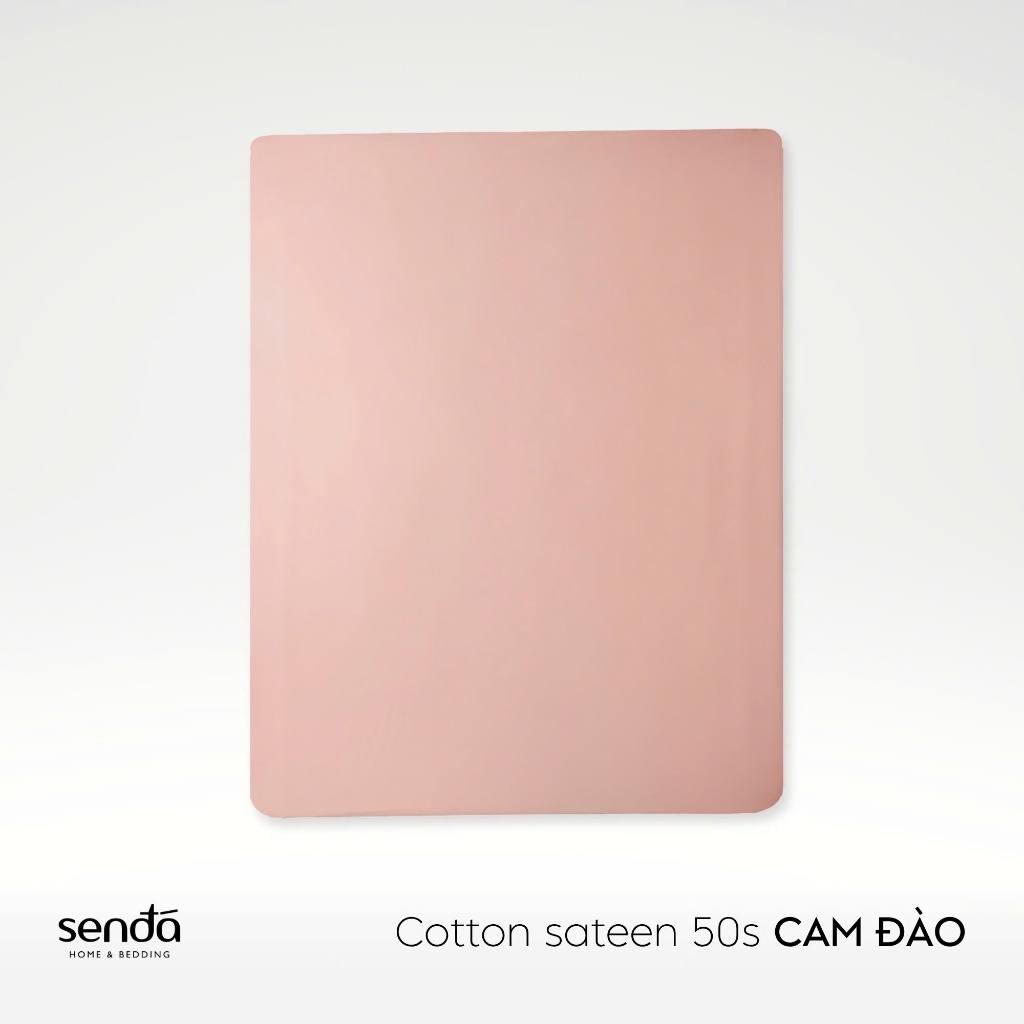 Ga giường Cotton Sateen 50S trơn màu