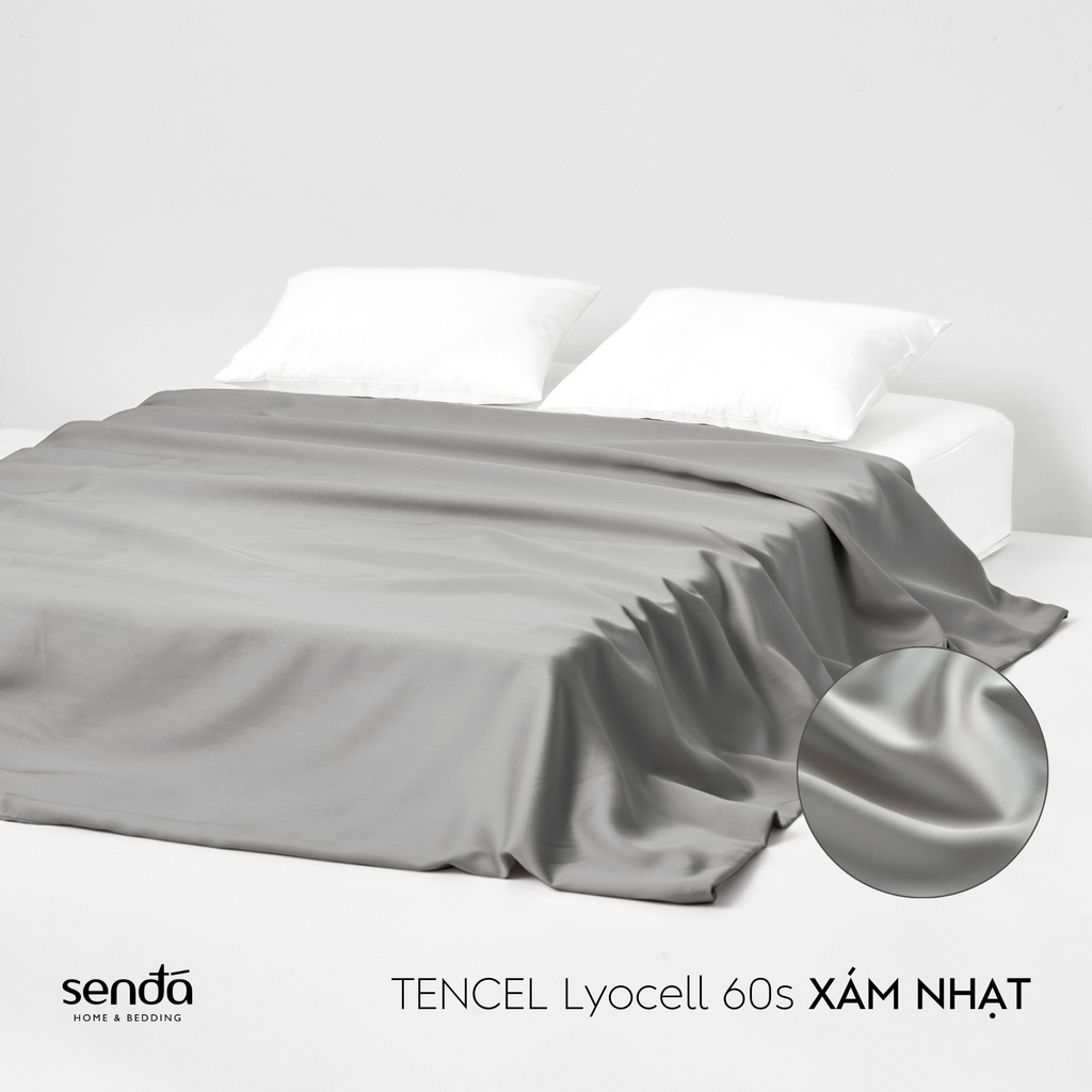 Vỏ chăn mỏng Lụa Tencel trơn màu 5