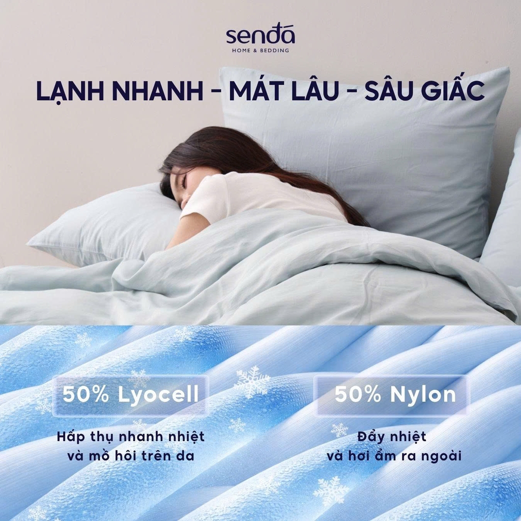Bộ ga gối 3 món làm mát Staycool