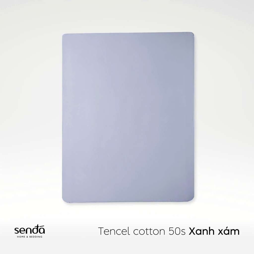 Ga giường Lụa Tencel Cotton trơn màu