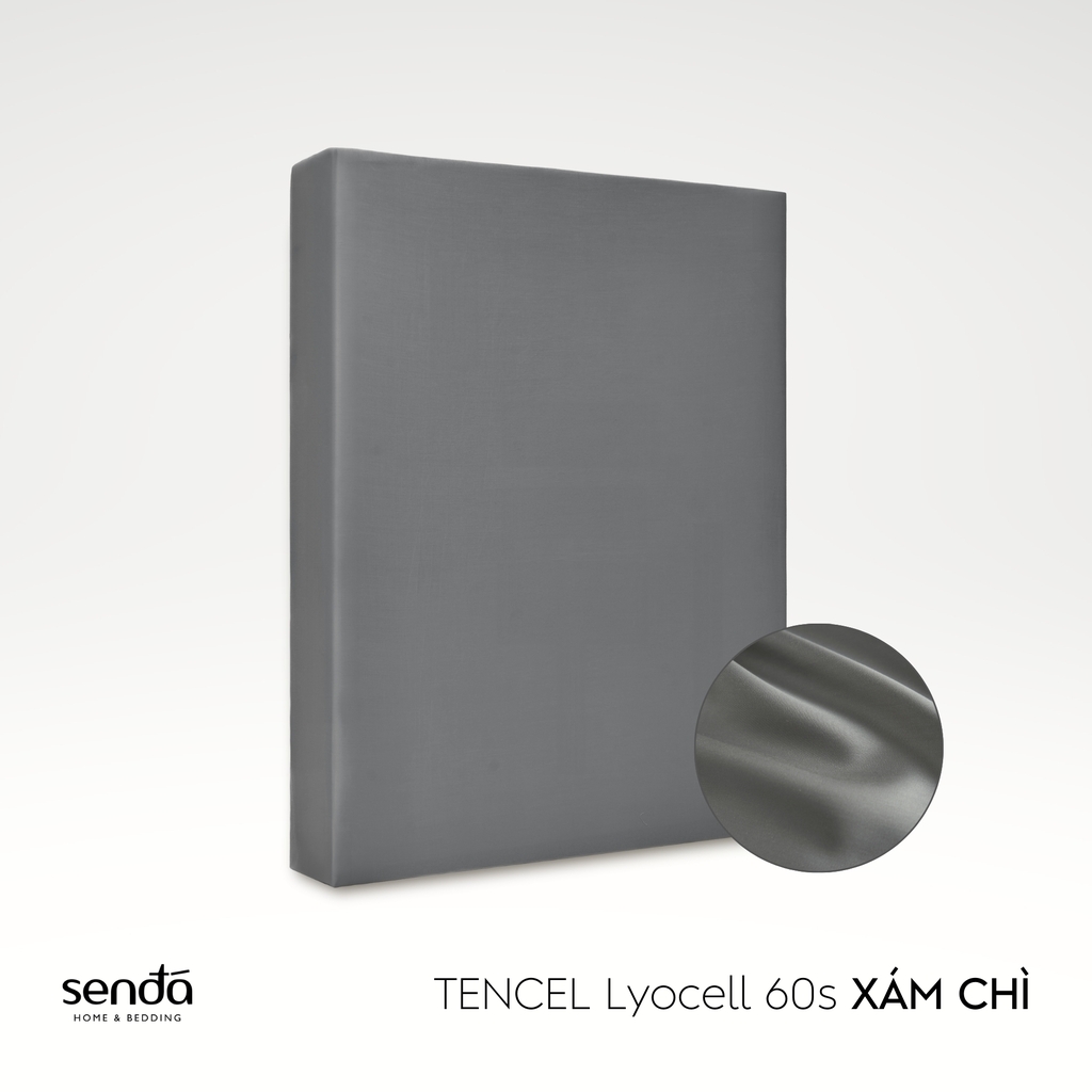 Ga giường Lụa Tencel trơn màu 4