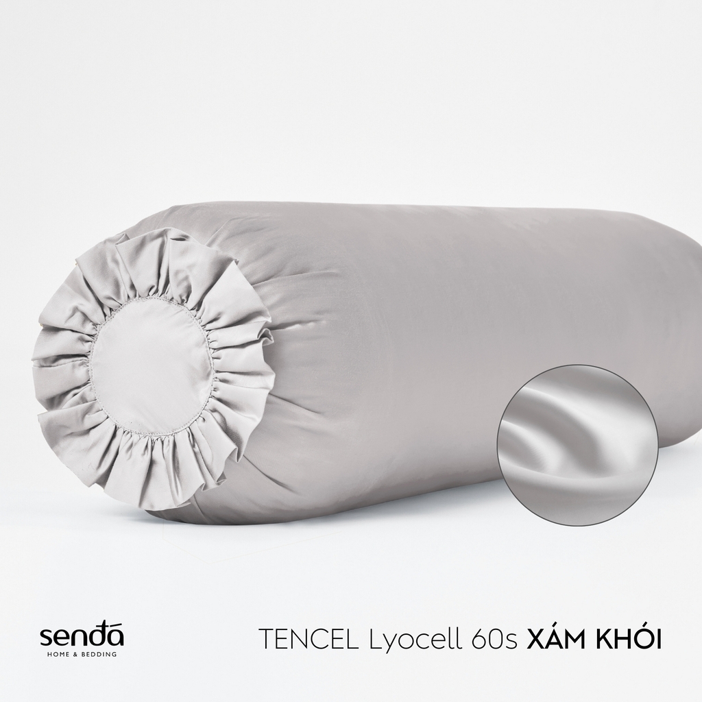 Vỏ gối ôm Lụa Tencel trơn màu 5