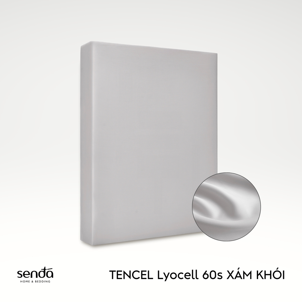 Ga giường Lụa Tencel trơn màu 4