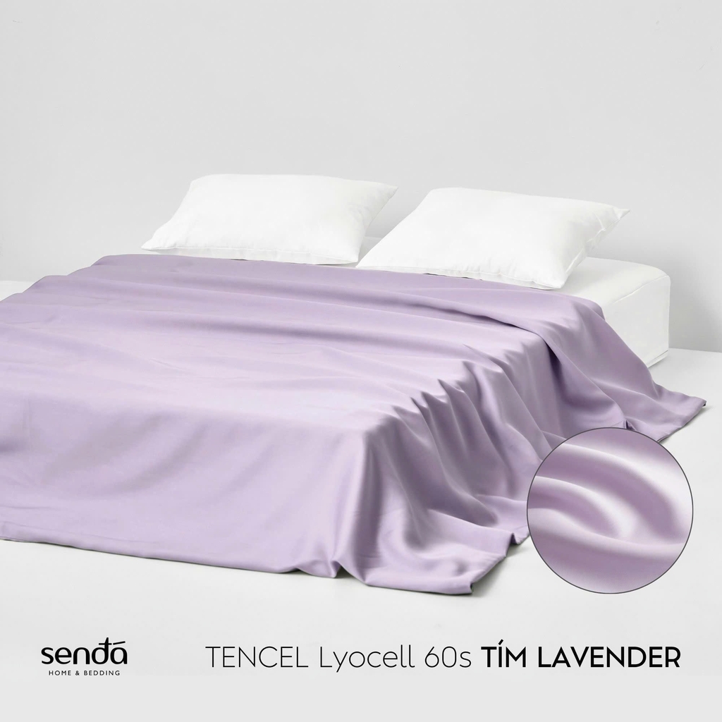 Vỏ chăn bông Lụa Tencel trơn màu 4