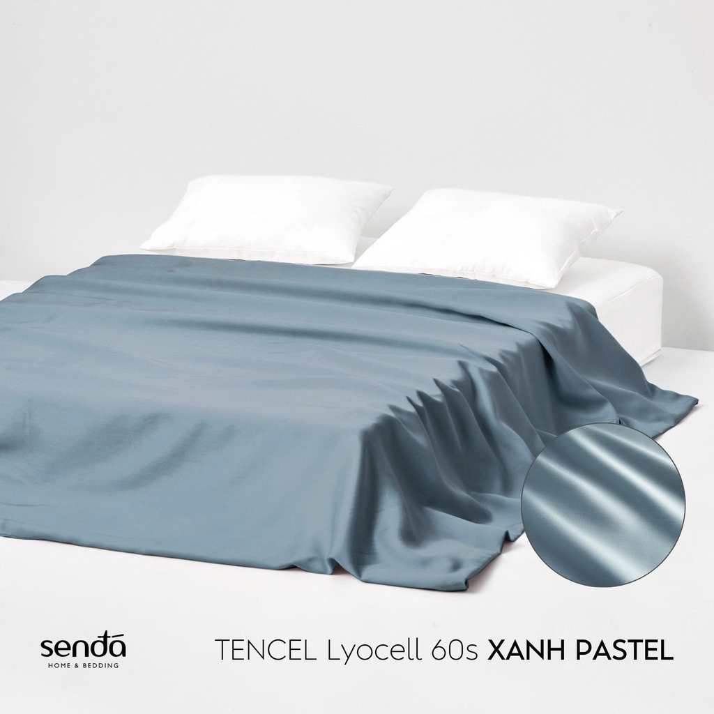 Vỏ chăn bông Lụa Tencel trơn màu 1