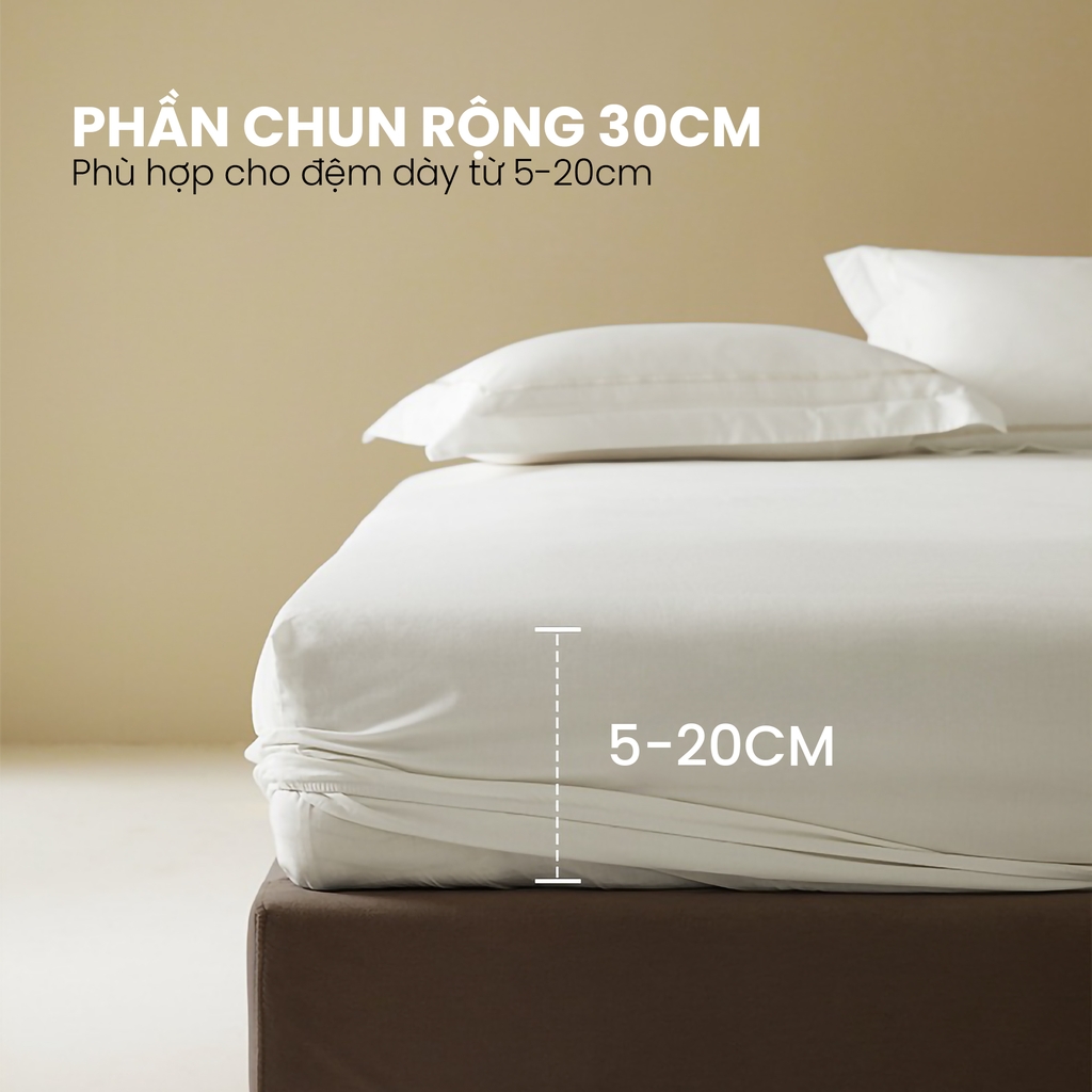 Ga chống thấm Cotton phủ TPU kháng nước, bảo vệ đệm