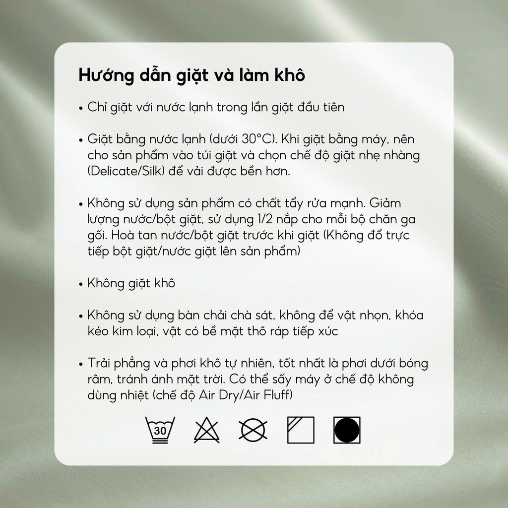 Vỏ gối dài lụa Tencel