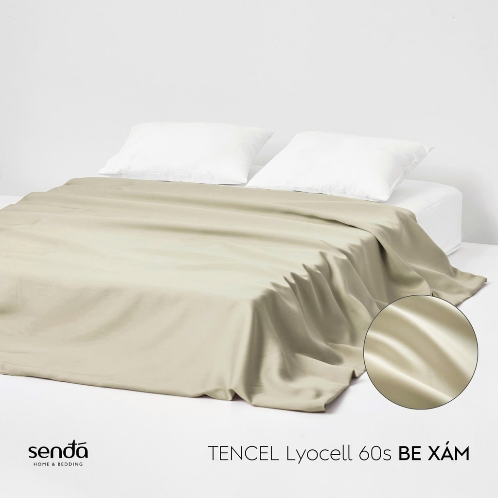 Vỏ chăn bông Lụa Tencel trơn màu 5