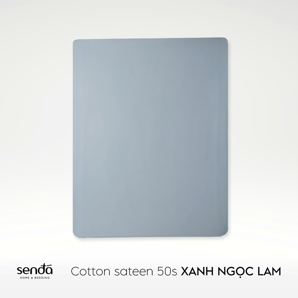 Ga giường Cotton Sateen 50S trơn màu