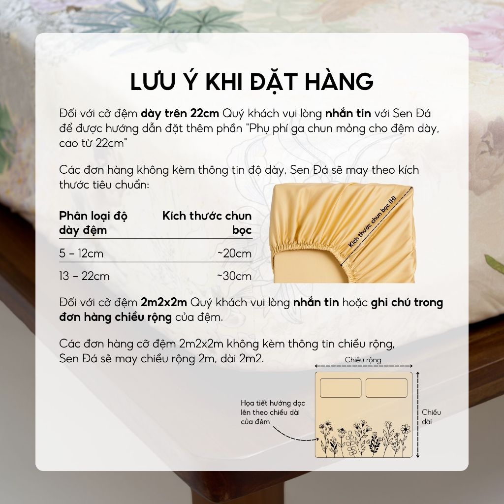 Bộ ga gối 3 món Cotton 40S họa tiết - Ly ly