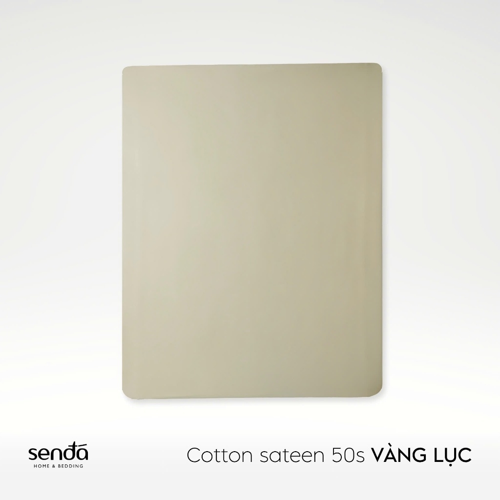 Ga giường Cotton Sateen 50S trơn màu