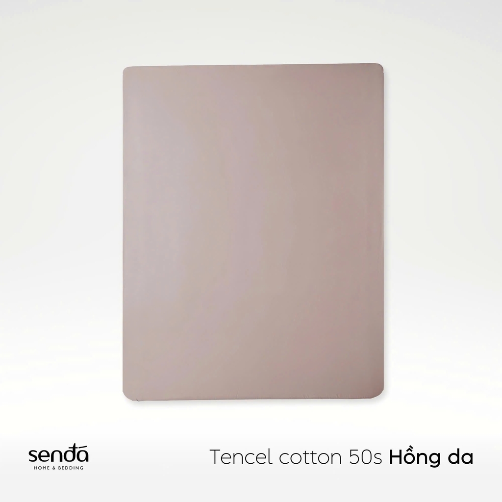 Ga giường Lụa Tencel Cotton trơn màu